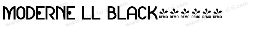 Moderne LL Black字体转换